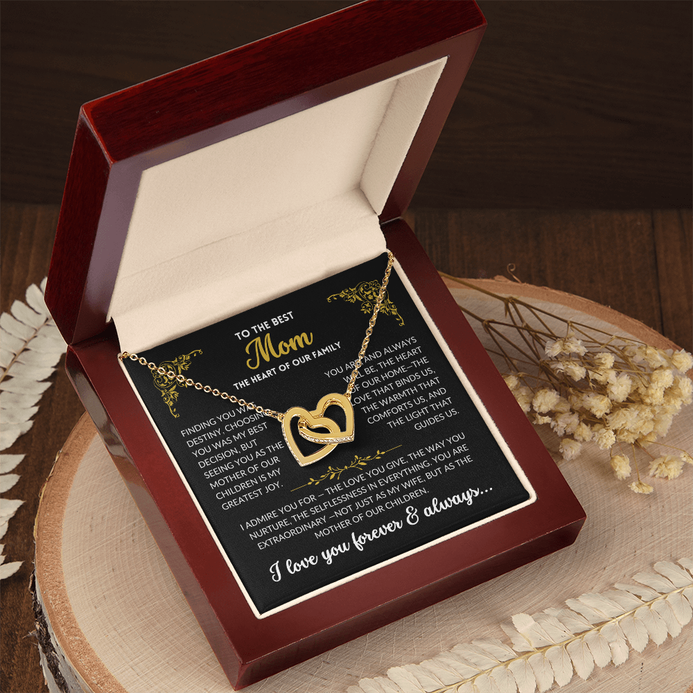 You Are My Best Decision- To My Wife, The Best Mom (Black Background)