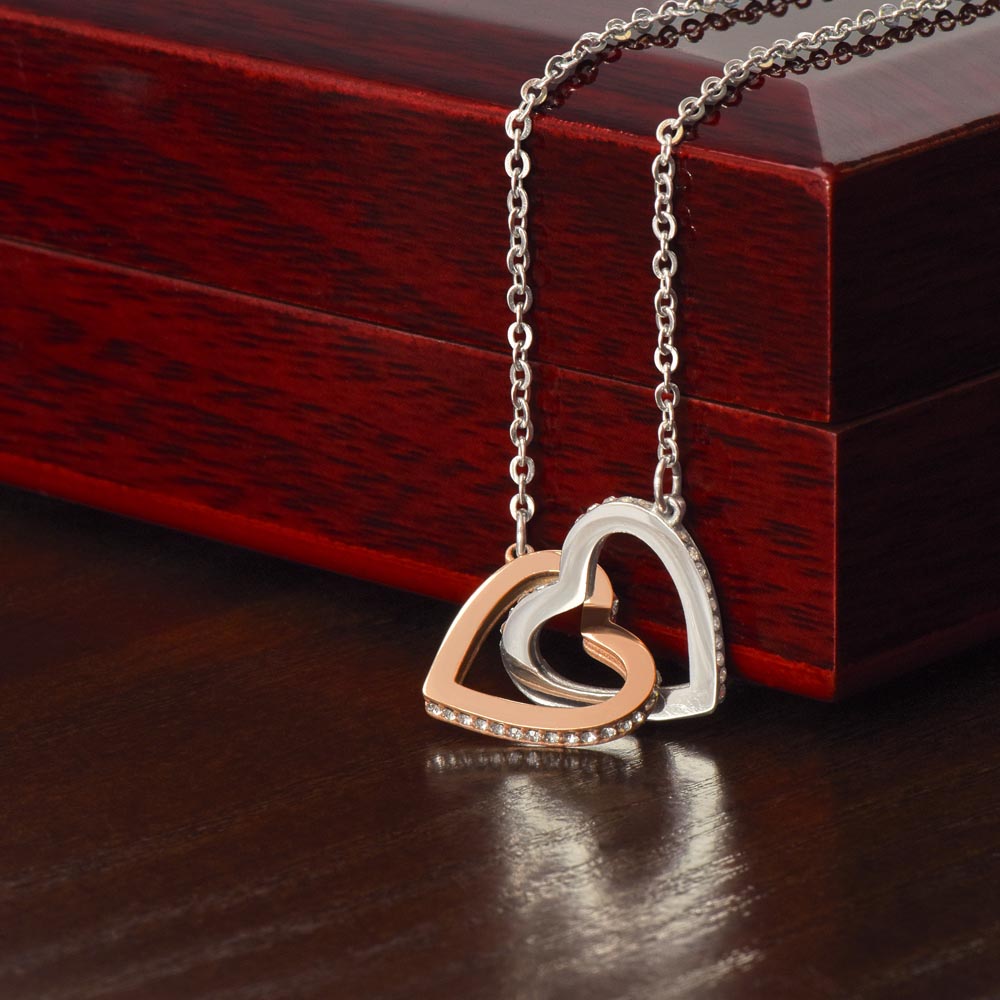 To My Wife - It Was Meant To Be (Interlocking Hearts Necklace)