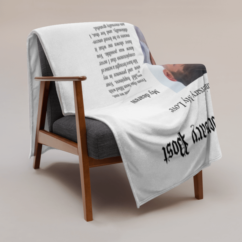 Our Love Story- Customizable Mink Touch Fleece Blanket