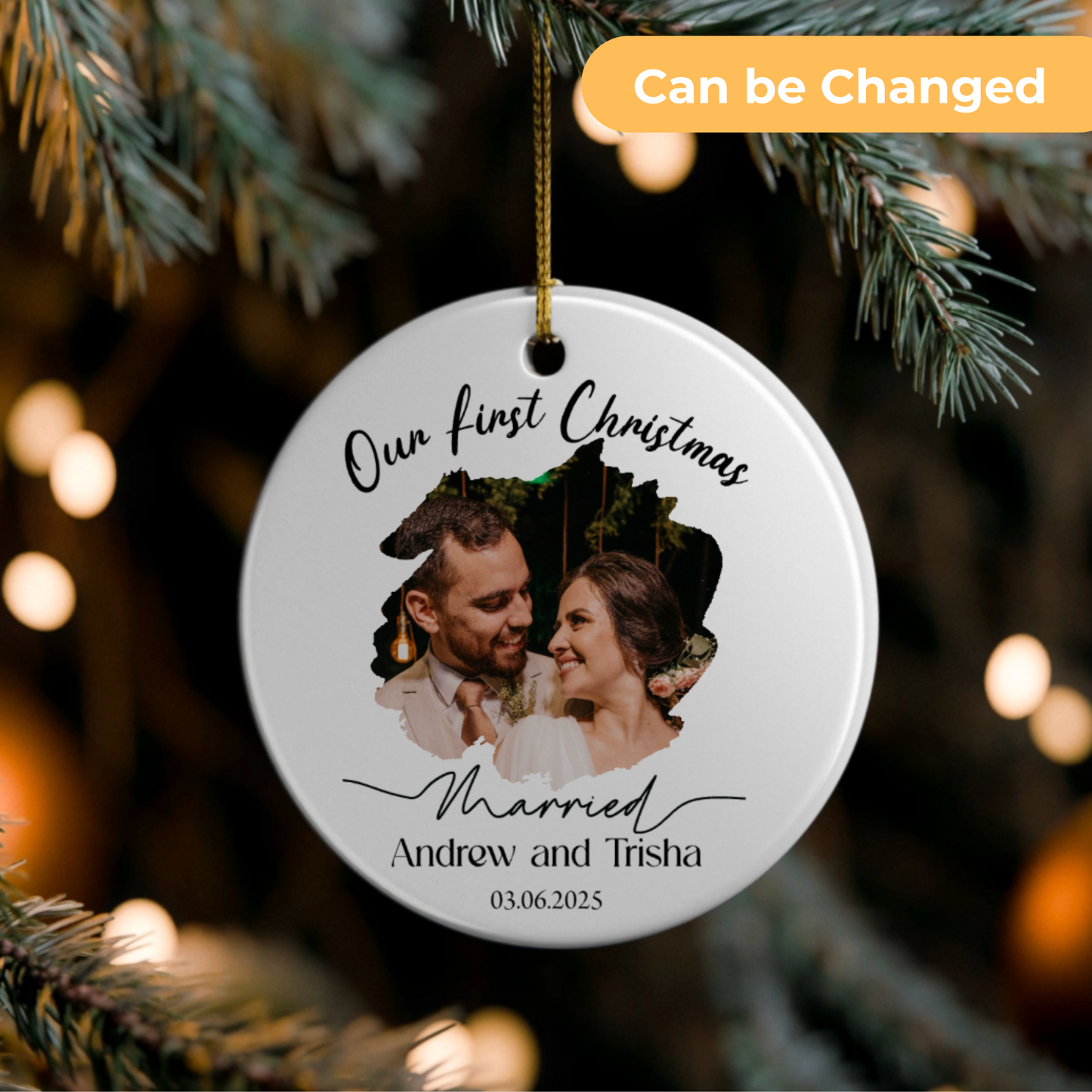 Ceramic Ornaments (2-Side Print)