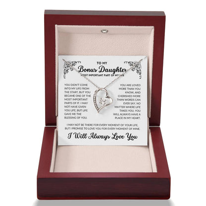 To My Bonus Daughter - I Will Always Love You - BD02
