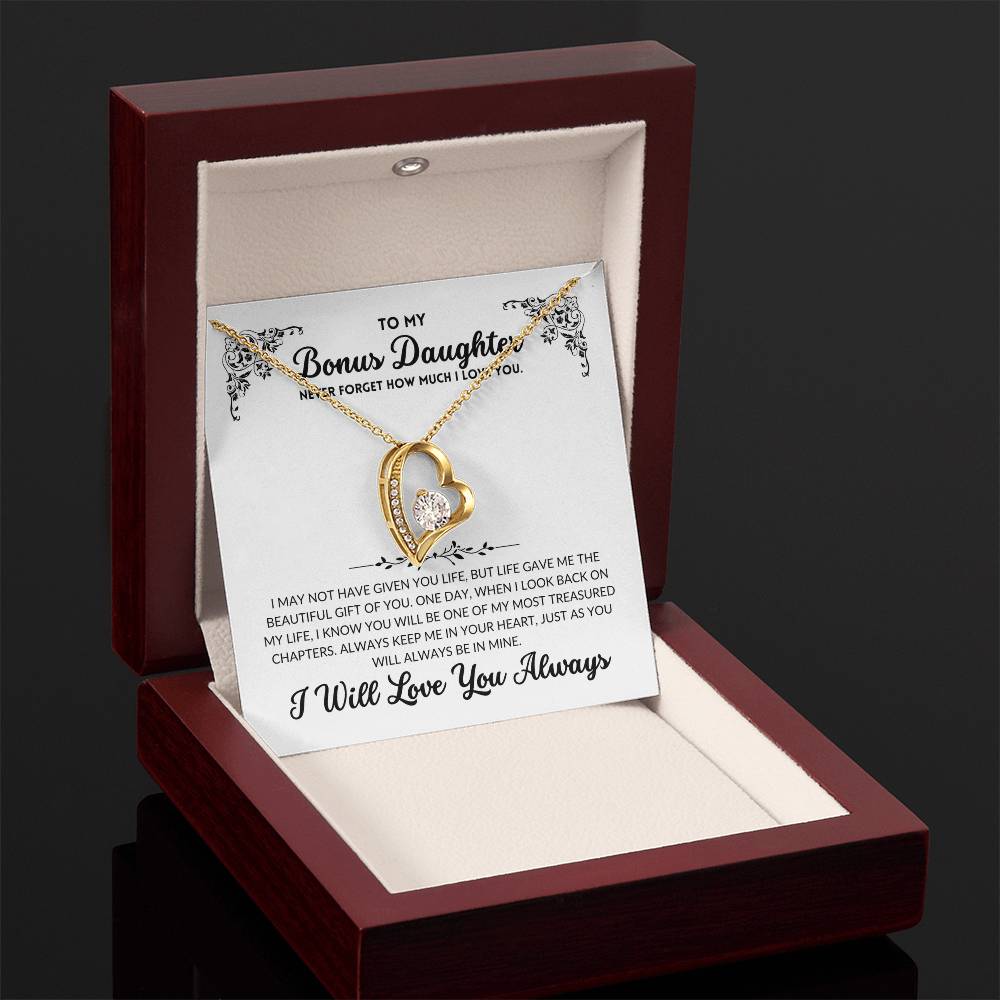 To My Bonus Daughter - I Will Always Love You - BD03