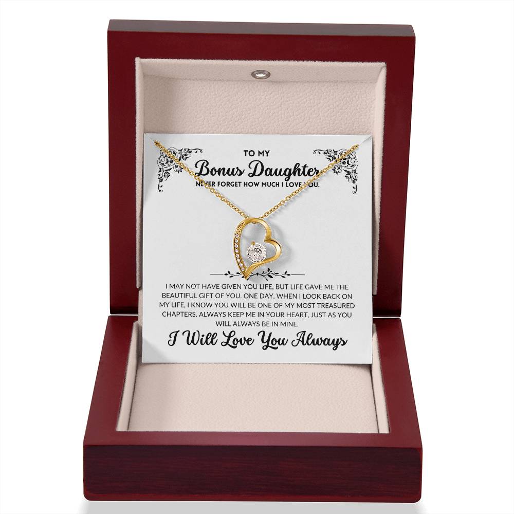 To My Bonus Daughter - I Will Always Love You - BD03
