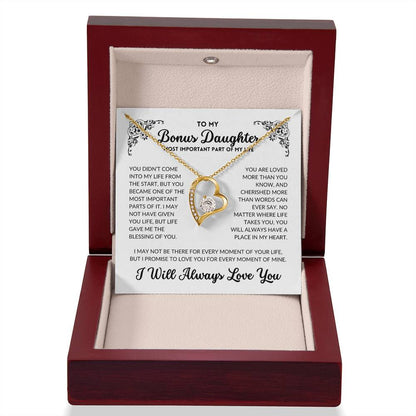 To My Bonus Daughter - I Will Always Love You - BD02