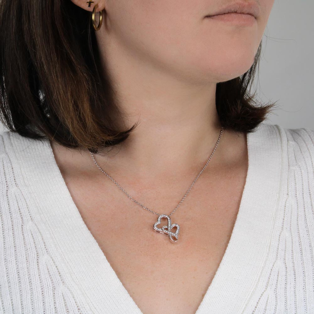 To My Wife - It Was Meant To Be (Heart-to-Heart Necklace)