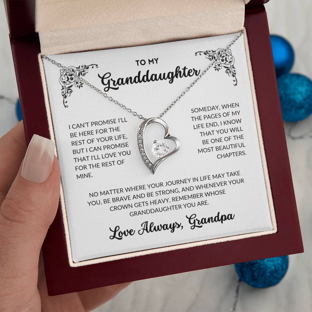 To My Beautiful Granddaughter - A007