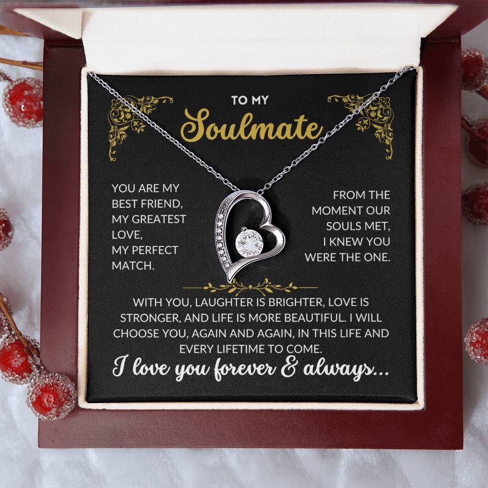 To My Soulmate - My Perfect Match (Black Background)