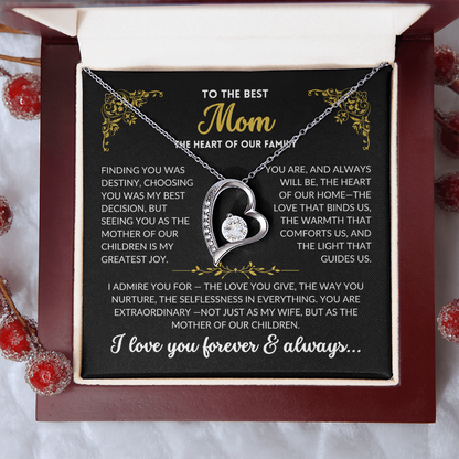 You Are My Best Decision- To My Wife, The Best Mom (Black Background)