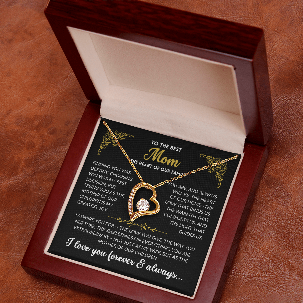 You Are My Best Decision- To My Wife, The Best Mom (Black Background)