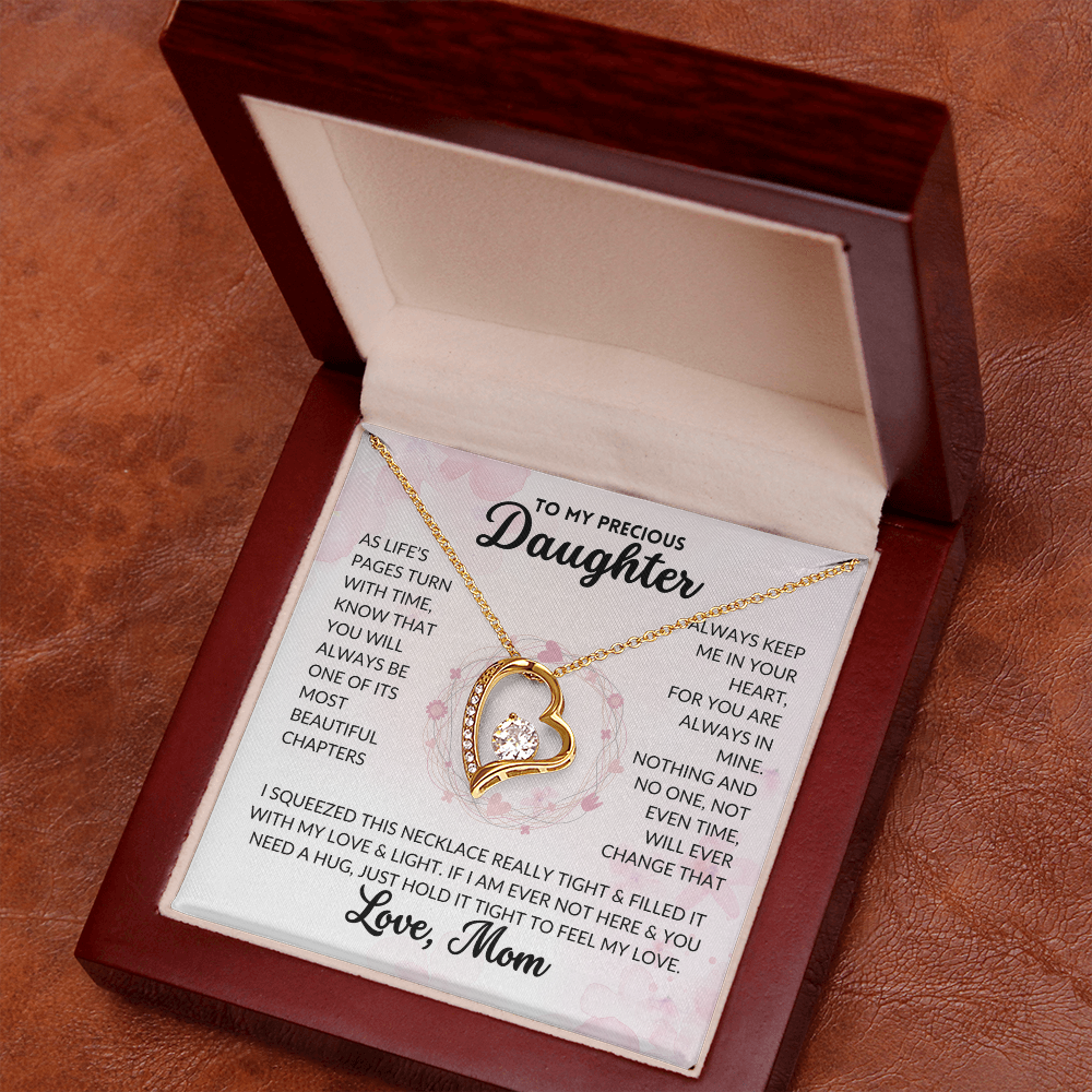 Forever Love Necklace - To My Daughter, From Mom