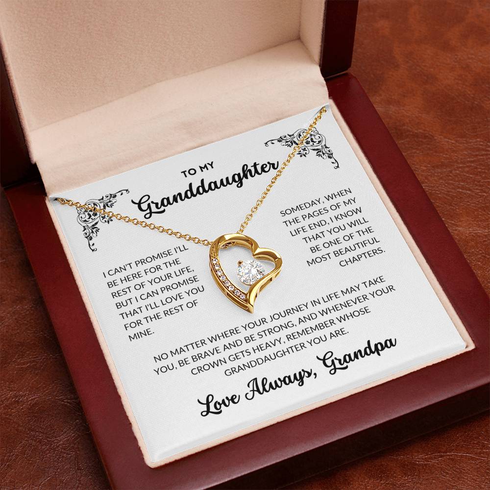 To My Beautiful Granddaughter - A007