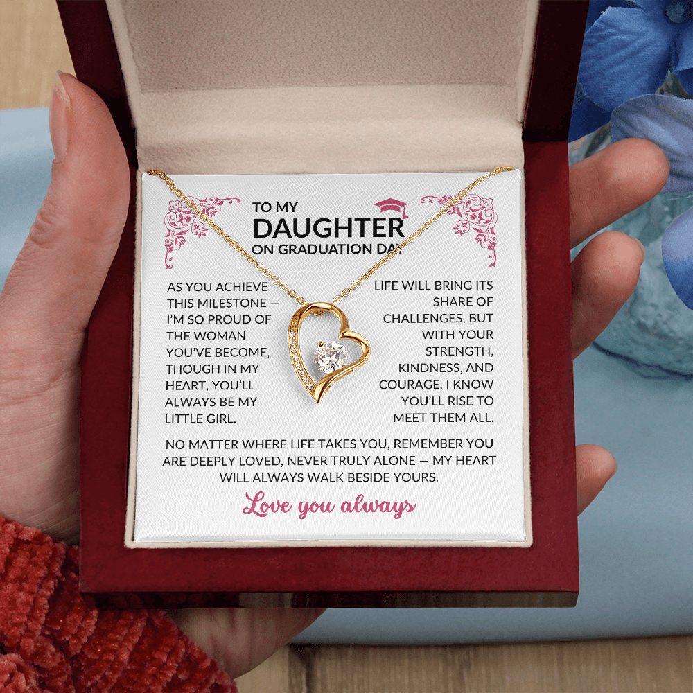 I'm So Proud Of You - Graduation Necklace, To My Daughter