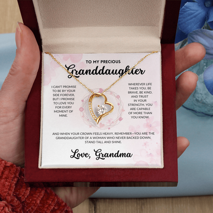 Eternal Love Necklace - To Granddaughter, From Grandma