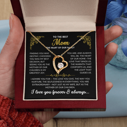 You Are My Best Decision- To My Wife, The Best Mom (Black Background)