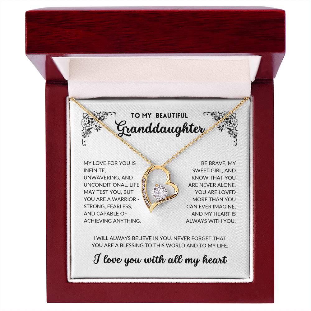 To My Beautiful Granddaughter - A004