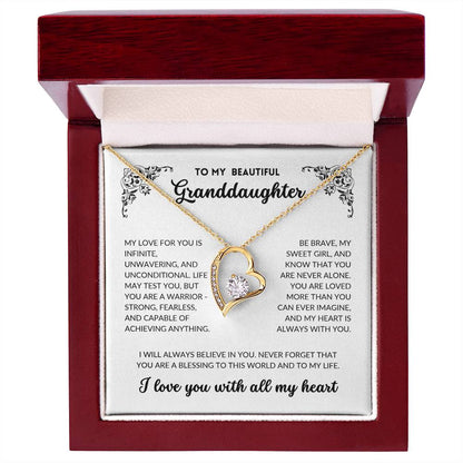 To My Beautiful Granddaughter - A004