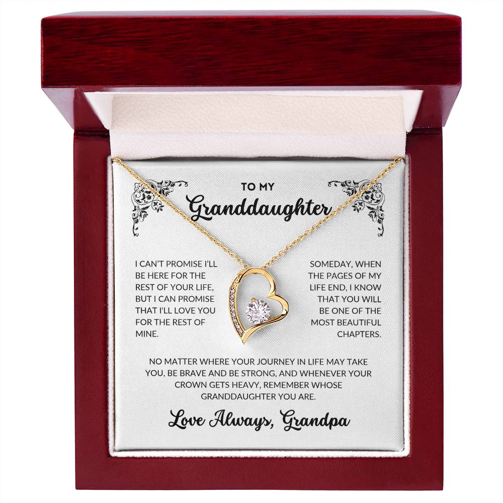 To My Beautiful Granddaughter - A007