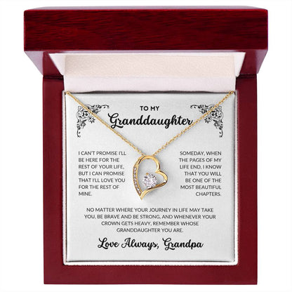 To My Beautiful Granddaughter - A007