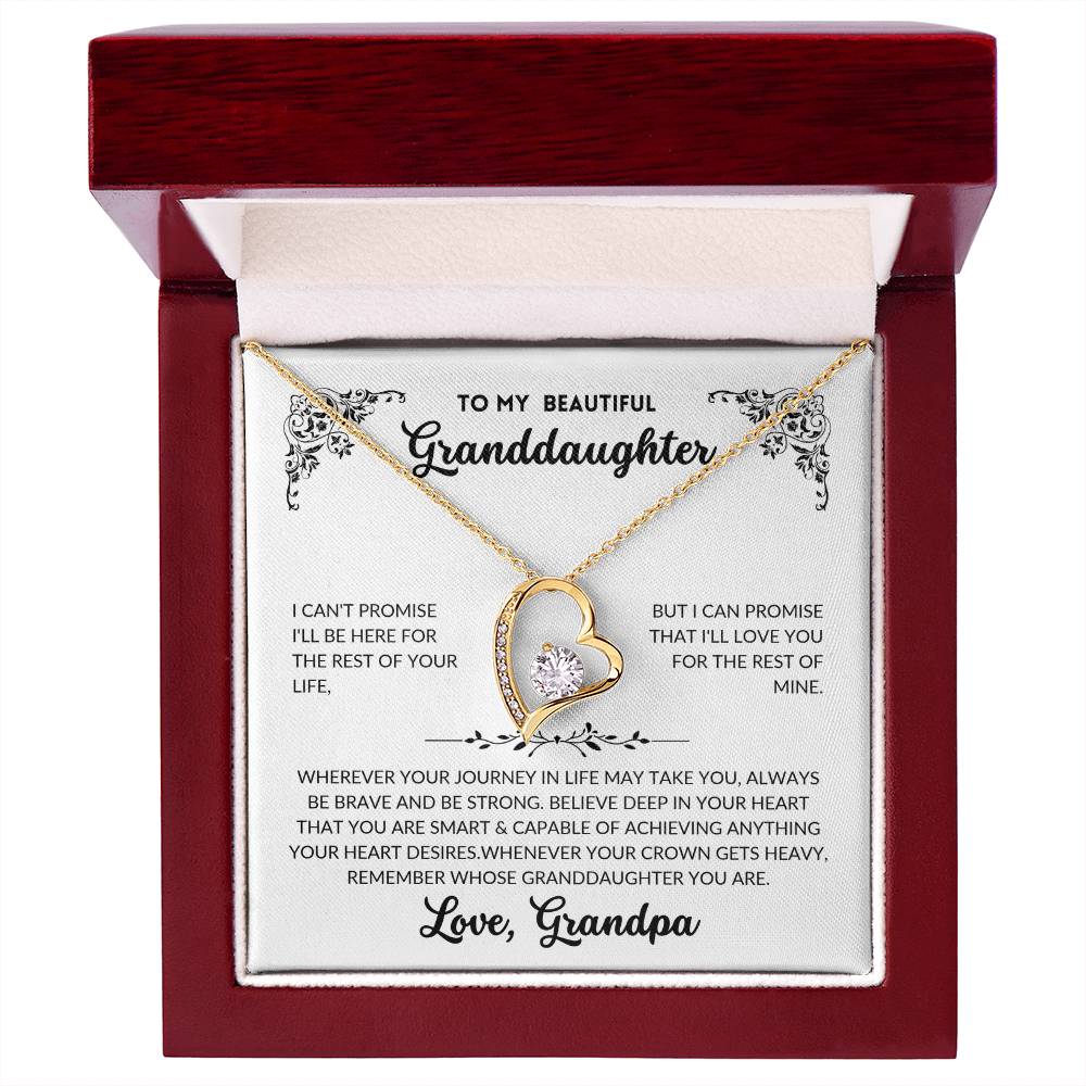 To My Beautiful Granddaughter - A003