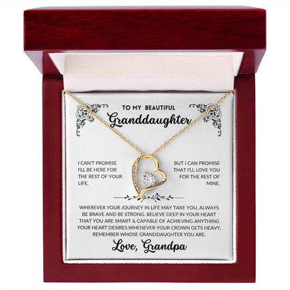 To My Beautiful Granddaughter - A003