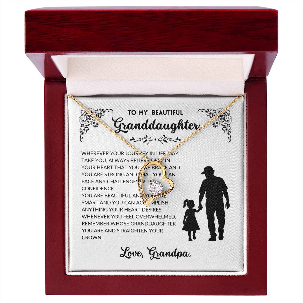 To My Beautiful Granddaughter - A005