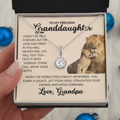 Eternal Hope Necklace - To My Granddaughter, From Grandpa