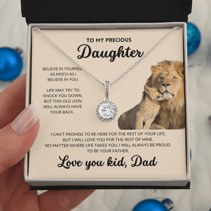 Eternal Hope Necklace - To My Daughter, From Dad