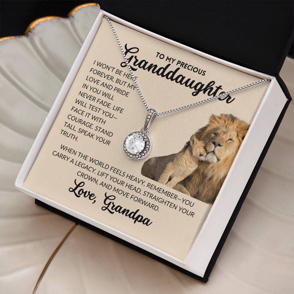 Eternal Hope Necklace - To My Granddaughter, From Grandpa