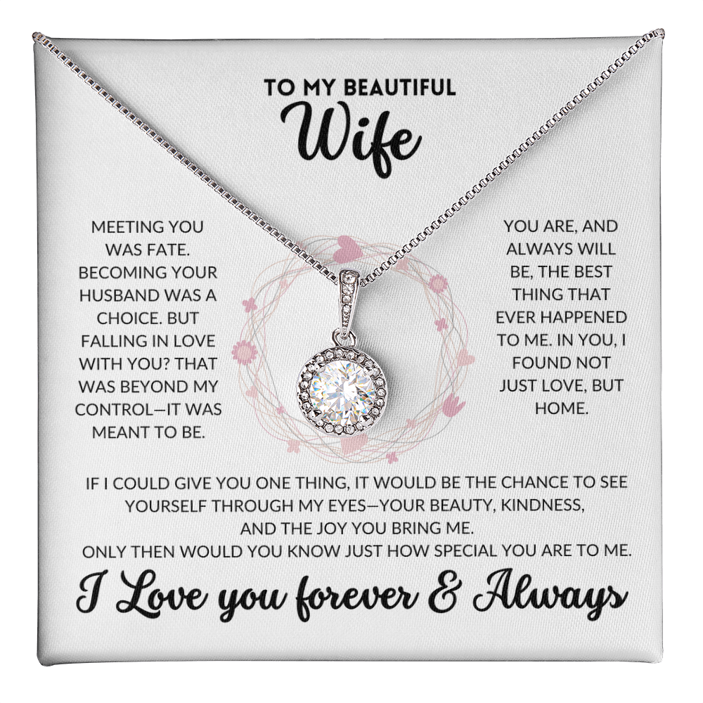 Eternal Hope Necklace - To My Wife (White Background)