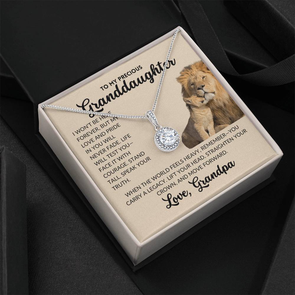 Eternal Hope Necklace - To My Granddaughter, From Grandpa
