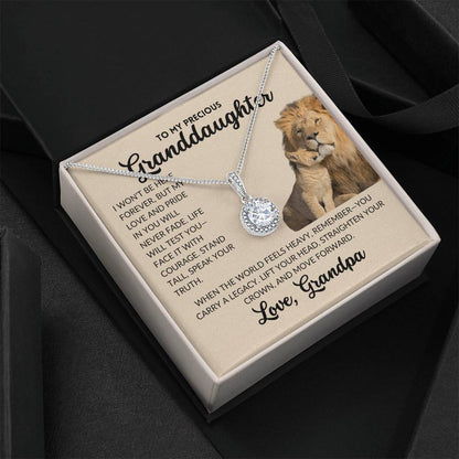 Eternal Hope Necklace - To My Granddaughter, From Grandpa