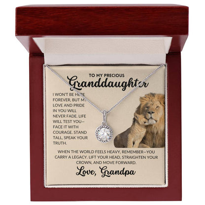 Eternal Hope Necklace - To My Granddaughter, From Grandpa