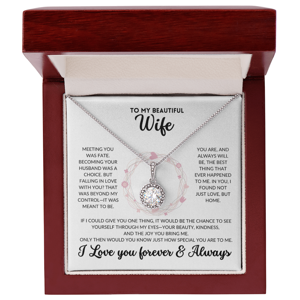 Eternal Hope Necklace - To My Wife (White Background)