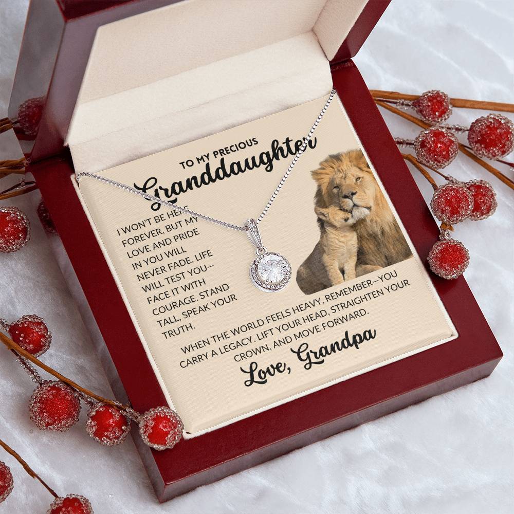 Eternal Hope Necklace - To My Granddaughter, From Grandpa