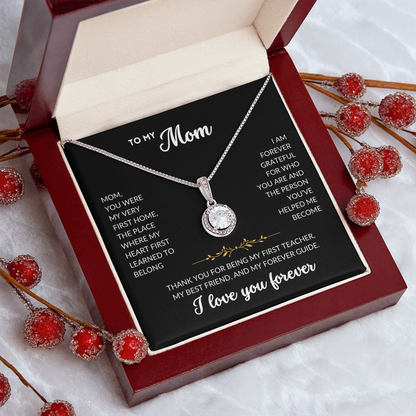 Eternal Hope Necklace - To My Mom (Black Background)