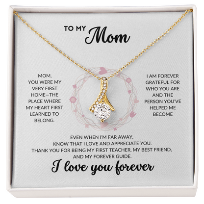 Serene Grace Necklace - To My Mom (White Background)