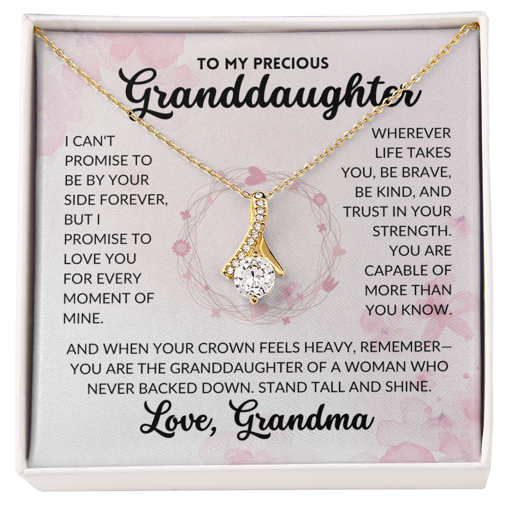 Serene Grace Necklace - To My Granddaughter, From Grandma
