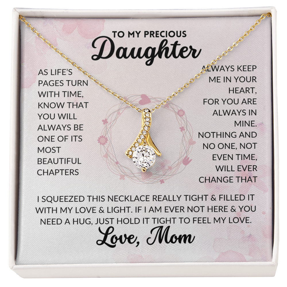 Serene Grace Necklace - To My Daughter, From Mom