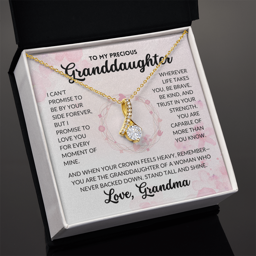 Serene Grace Necklace - To My Granddaughter, From Grandma