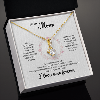 Serene Grace Necklace - To My Mom (White Background)