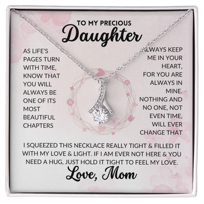 Serene Grace Necklace - To My Daughter, From Mom