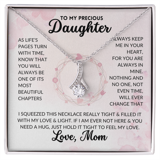 Serene Grace Necklace - To My Daughter, From Mom