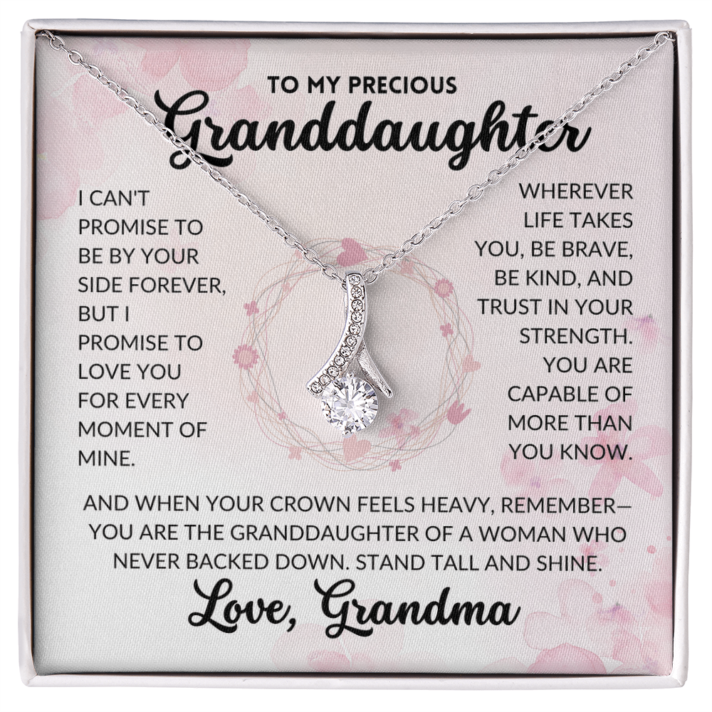 Serene Grace Necklace - To My Granddaughter, From Grandma