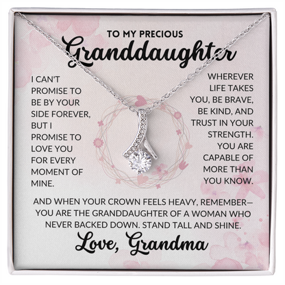 Serene Grace Necklace - To My Granddaughter, From Grandma