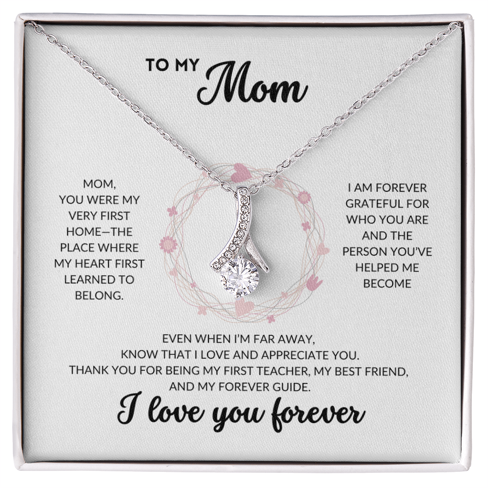 Serene Grace Necklace - To My Mom (White Background)