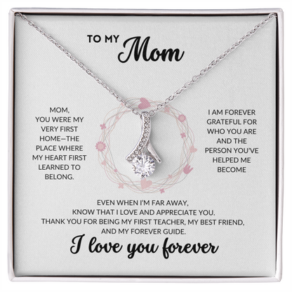 Serene Grace Necklace - To My Mom (White Background)