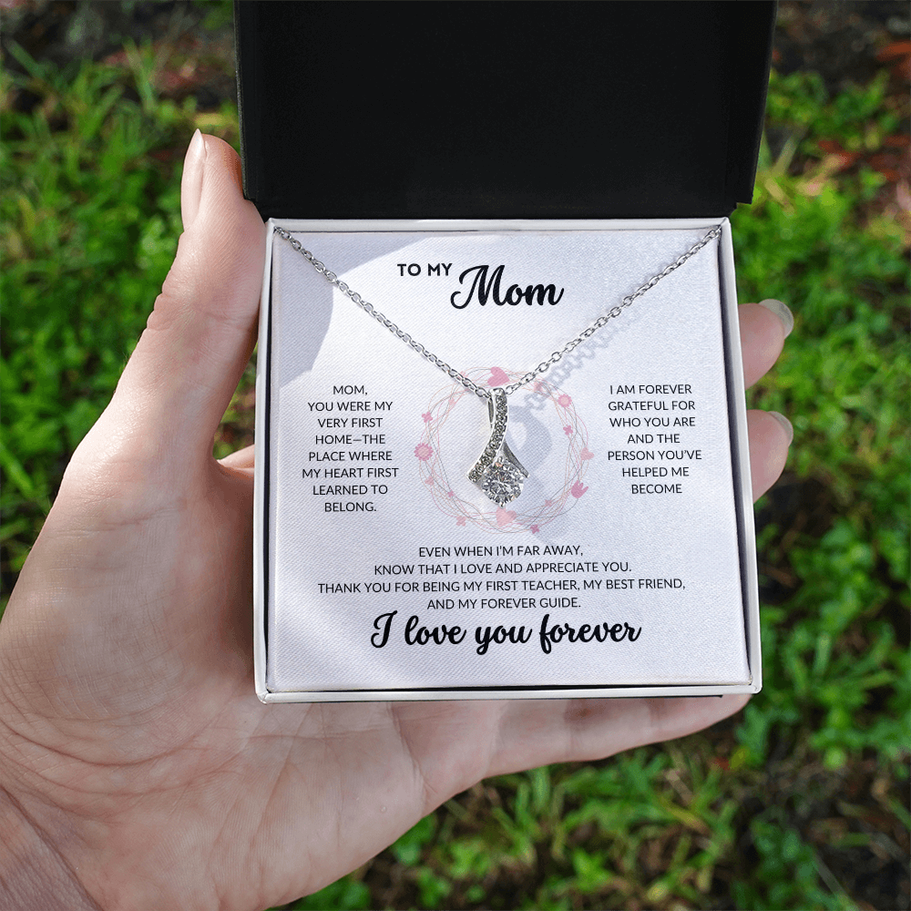 Serene Grace Necklace - To My Mom (White Background)