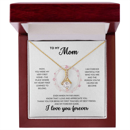 Serene Grace Necklace - To My Mom (White Background)