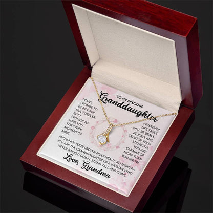 Serene Grace Necklace - To My Granddaughter, From Grandma