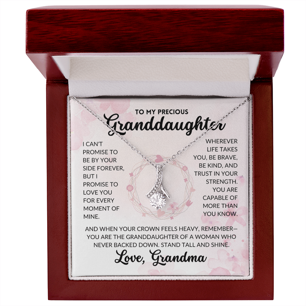 Serene Grace Necklace - To My Granddaughter, From Grandma